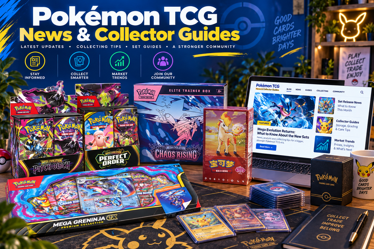 Pokémon TCG news and collector guides featuring Pokémon trading card products
