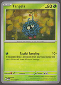 Tangela 114/165 — English Pokémon Scarlet & Violet 151 card front scan