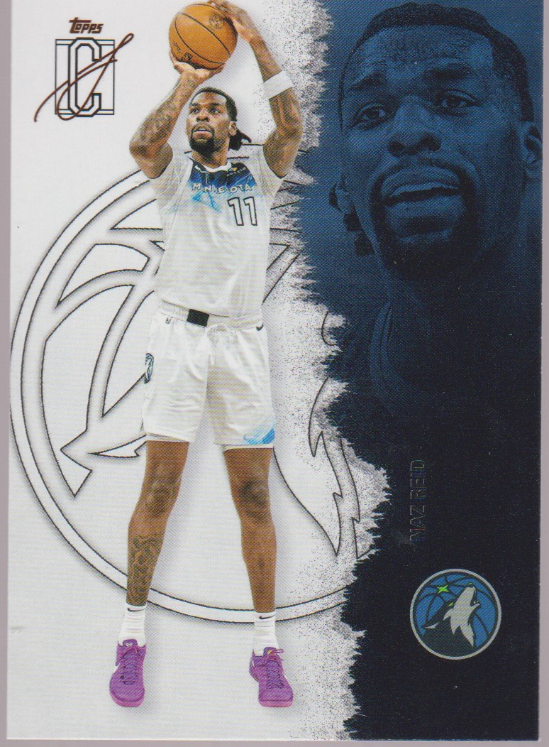 Naz Reid – 2025-26 Topps Signature Class basketball single, English, actual front scan