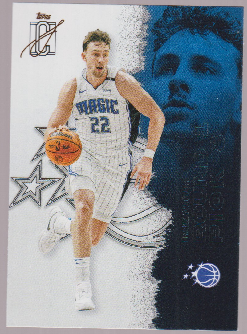 Franz Wagner – 2025-26 Topps Signature Class basketball single, English, actual front scan