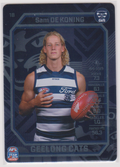 Sam De Koning 18, Silver, 2026 AFL Teamcoach English card scan