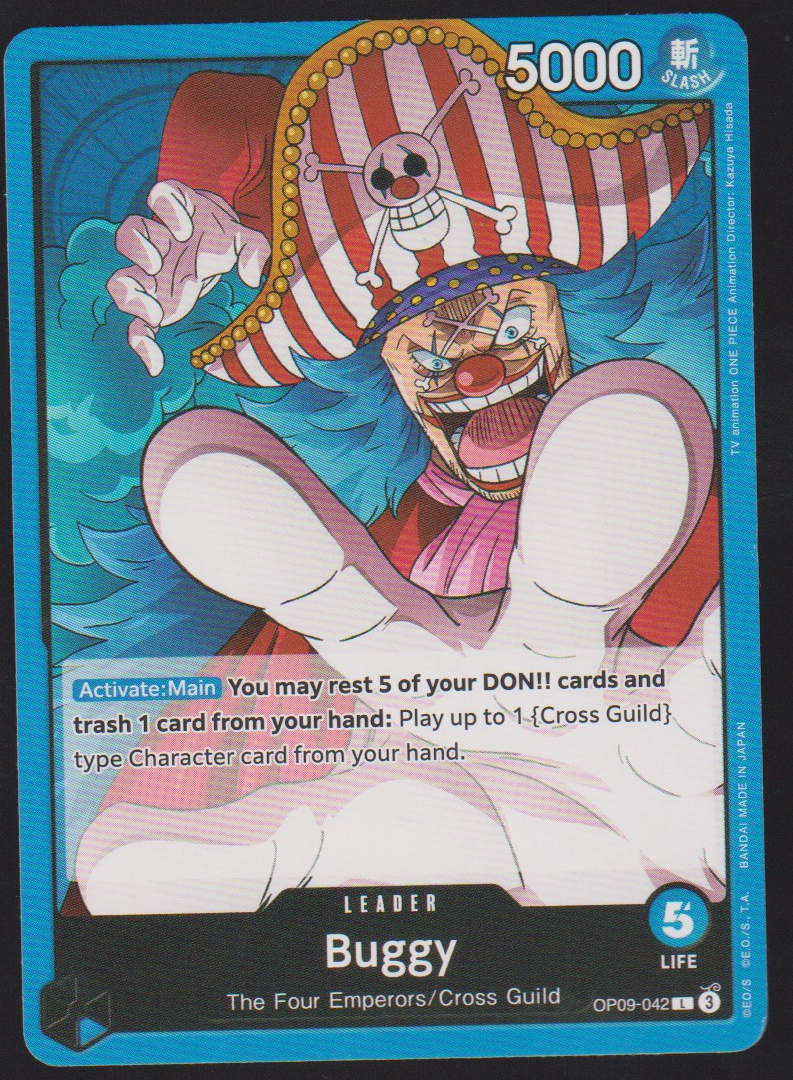 Buggy OP09-042 Emperors in the New World English card front