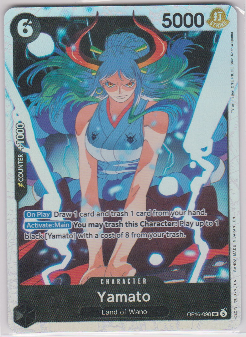 Yamato OP16-098 — English One Piece The Time of Battle card front scan