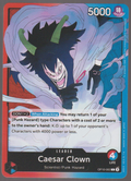 Caesar Clown OP10-002 — English One Piece Royal Blood card front scan