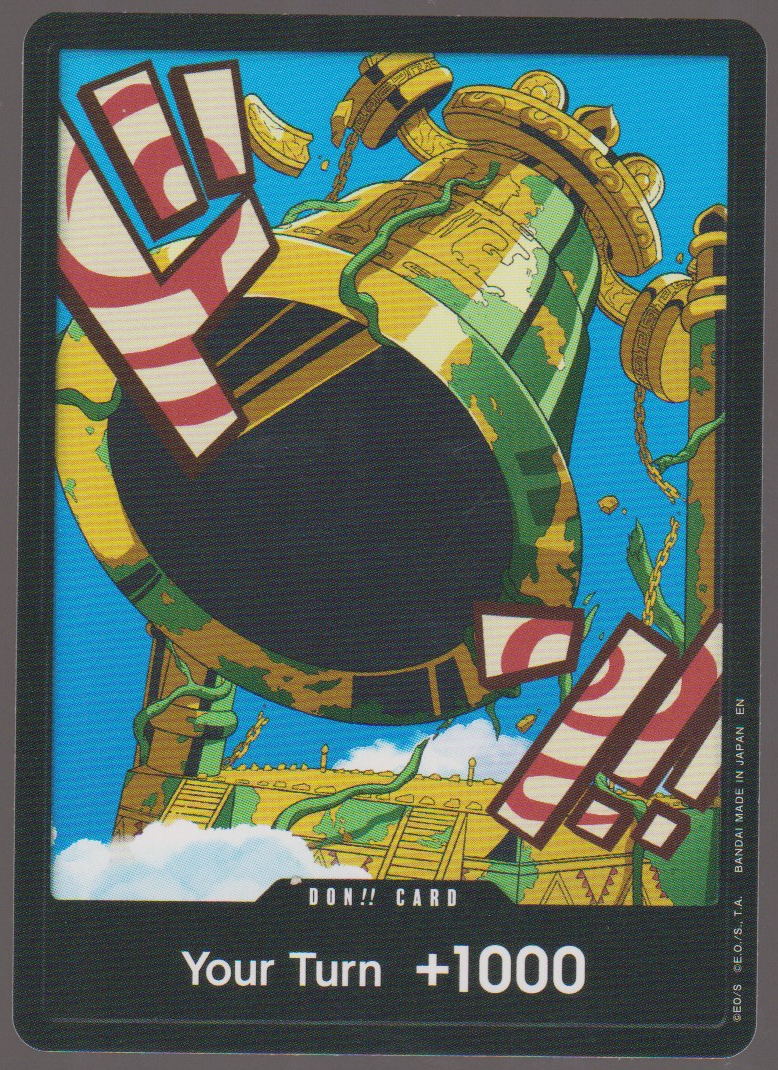 DON!! Kalgara, English, Golden bell artwork, black border, actual scanned card