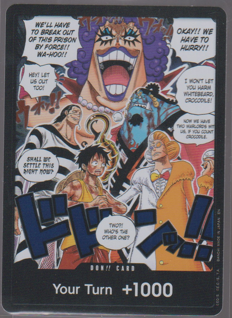 DON!! Impel Down — English One Piece The Time of Battle — Double Pack Set Vol. 11 card front scan