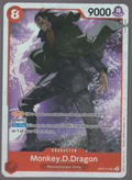 Actual English Monkey.D.Dragon OP07-015 standard Yosuke Adachi card front