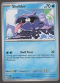 Shellder 090/165 — English Pokémon Scarlet & Violet 151 card front scan