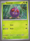 Venonat 048/165 — English Pokémon Scarlet & Violet 151 card front scan