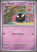 Gastly 092/165 — English Pokémon Scarlet & Violet 151 card front scan