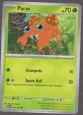 Paras 046/165 — English Pokémon Scarlet & Violet 151 card front scan