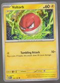 Voltorb 100/165 — English Pokémon Scarlet & Violet 151 card front scan