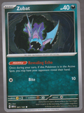 Zubat 041/165 — English Pokémon Scarlet & Violet 151 card front scan