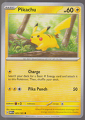 Pikachu 025/165 — English Pokémon Scarlet & Violet 151 card front scan