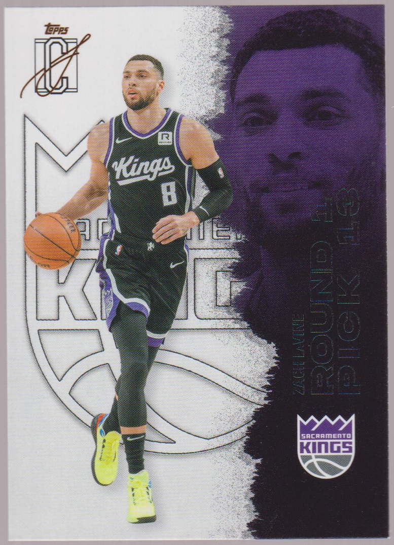 Zach LaVine – 2025-26 Topps Signature Class basketball single, English, actual front scan