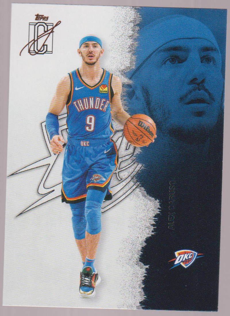 Alex Caruso – 2025-26 Topps Signature Class basketball single, English, actual front scan