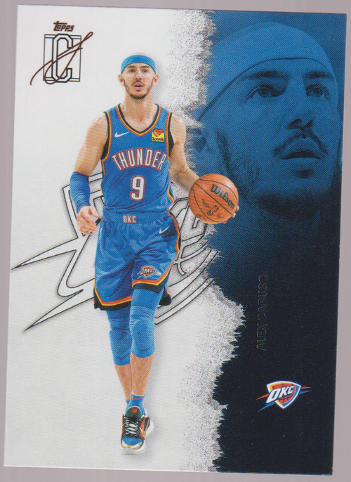 Alex Caruso – 2025-26 Topps Signature Class basketball single, English, actual front scan