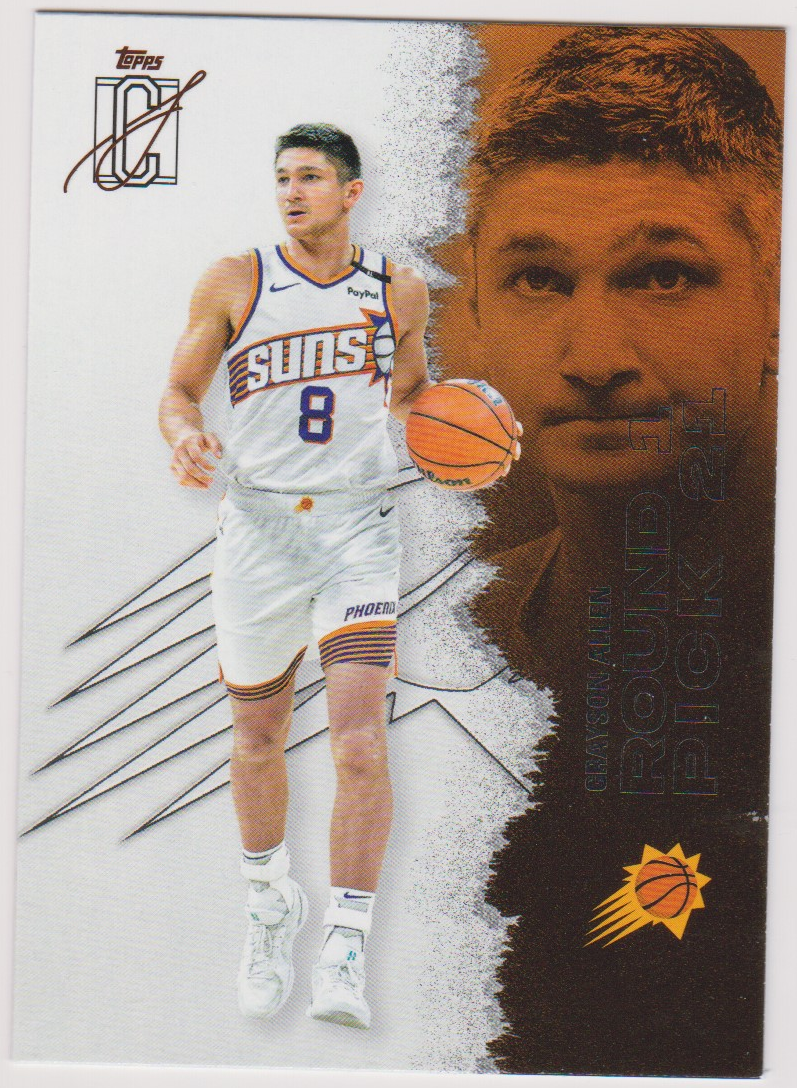 Grayson Allen – 2025-26 Topps Signature Class basketball single, English, actual front scan