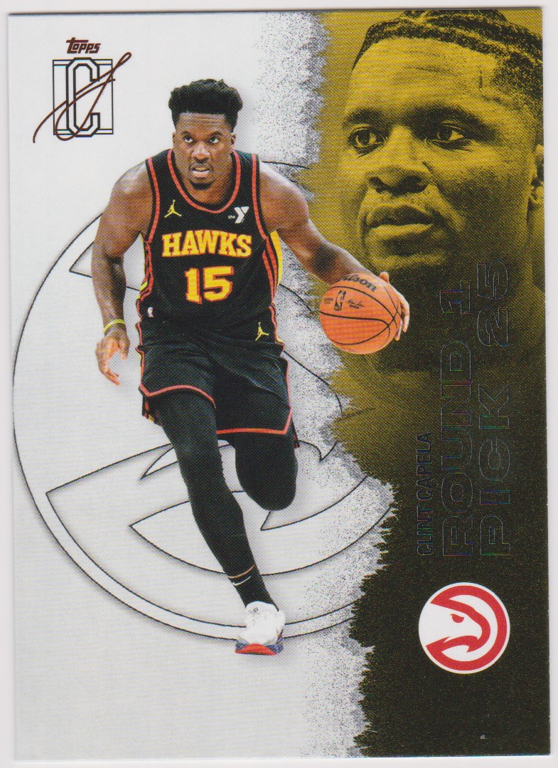Clint Capela – 2025-26 Topps Signature Class basketball single, English, actual front scan