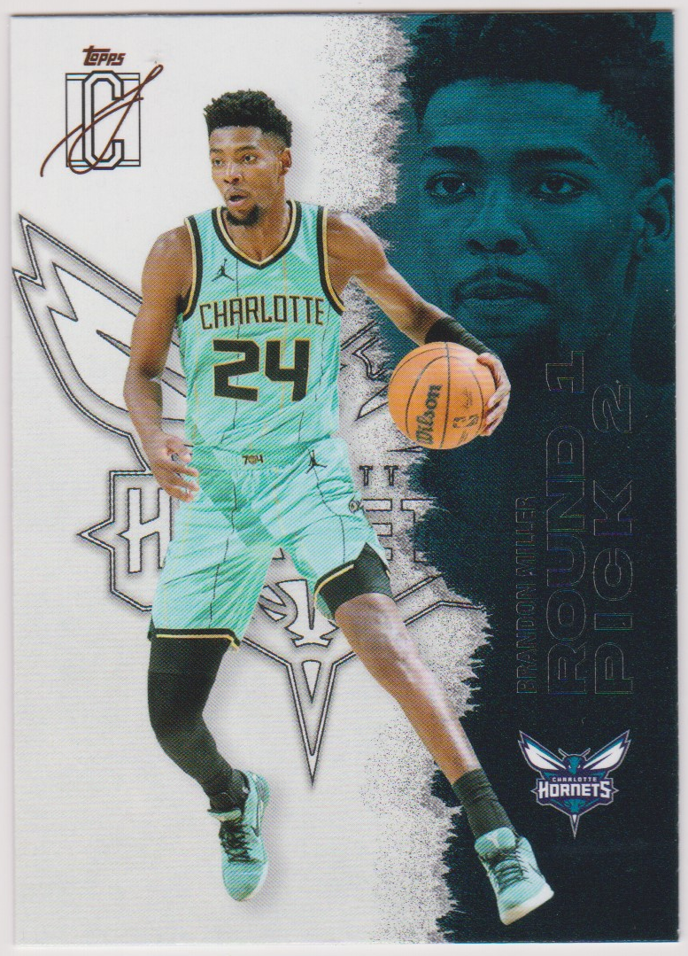 Brandon Miller – 2025-26 Topps Signature Class basketball single, English, actual front scan