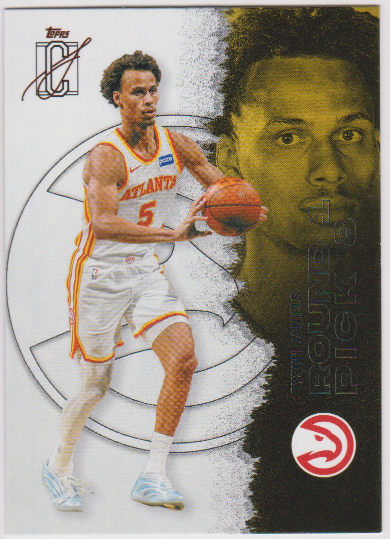 Dyson Daniels – 2025-26 Topps Signature Class basketball single, English, actual front scan