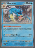 Gyarados 130/165 Holo — English Pokémon Scarlet & Violet 151 card front scan