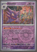 Haunter 093/165 Reverse Holo — English Pokémon Scarlet & Violet 151 card front scan