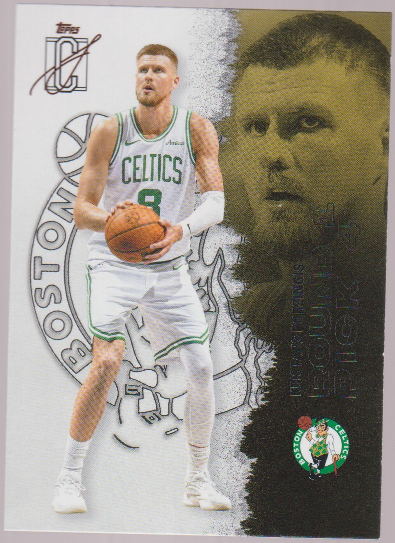 Kristaps Porzingis – 2025-26 Topps Signature Class basketball single, English, actual front scan