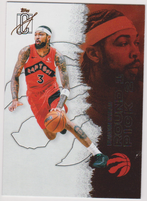 Brandon Ingram – 2025-26 Topps Signature Class basketball single, English, actual front scan