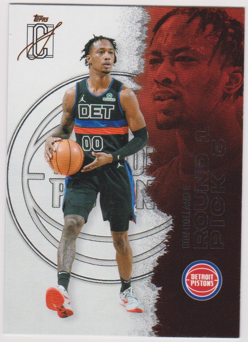 Ron Holland II – 2025-26 Topps Signature Class basketball single, English, actual front scan