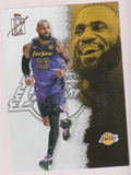 LeBron James – 2025-26 Topps Signature Class basketball single, English, actual front scan