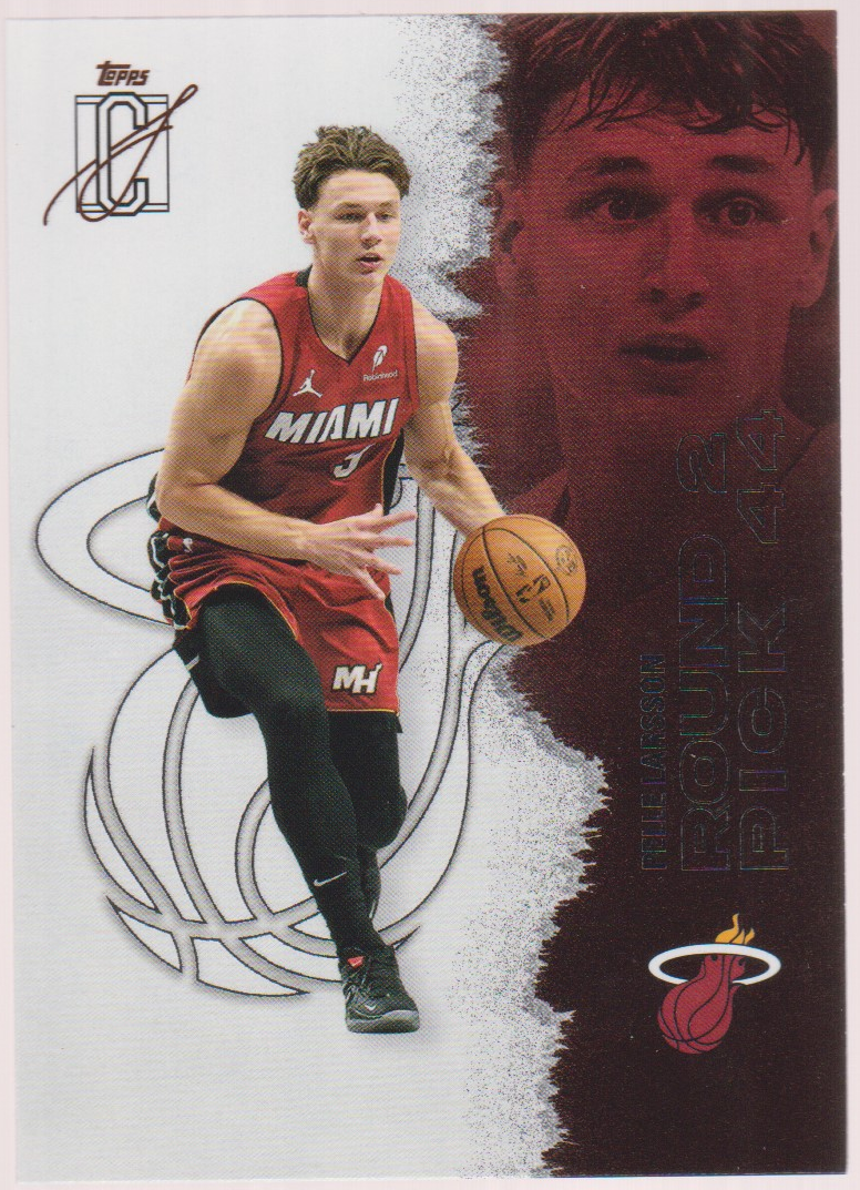 Pelle Larsson – 2025-26 Topps Signature Class basketball single, English, actual front scan