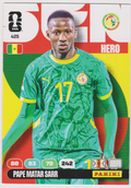 Pape Matar Sarr 425 Hero, Panini FIFA World Cup 2026 Adrenalyn XL, English single card scan