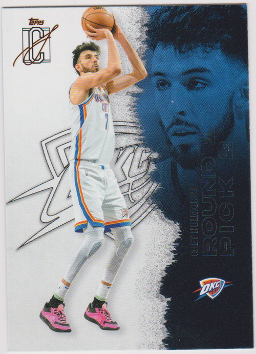 Chet Holmgren – 2025-26 Topps Signature Class basketball single, English, actual front scan