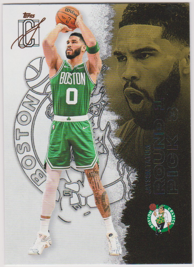 Jayson Tatum – 2025-26 Topps Signature Class basketball single, English, actual front scan