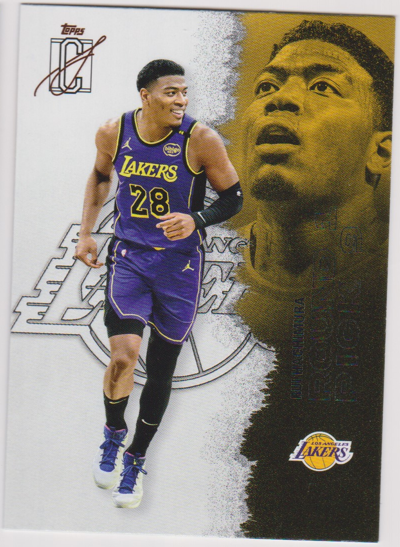 Rui Hachimura – 2025-26 Topps Signature Class basketball single, English, actual front scan