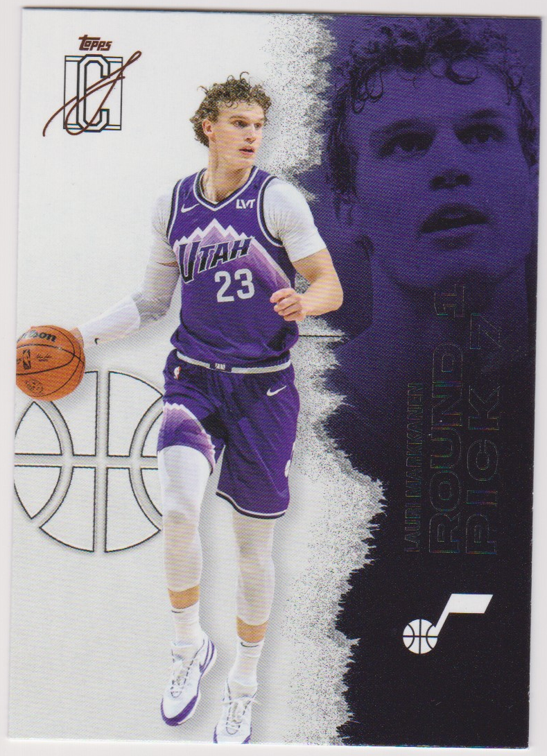 Lauri Markkanen – 2025-26 Topps Signature Class basketball single, English, actual front scan