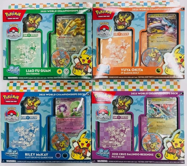 Pokémon TCG: World Champioships Decks Set of 4