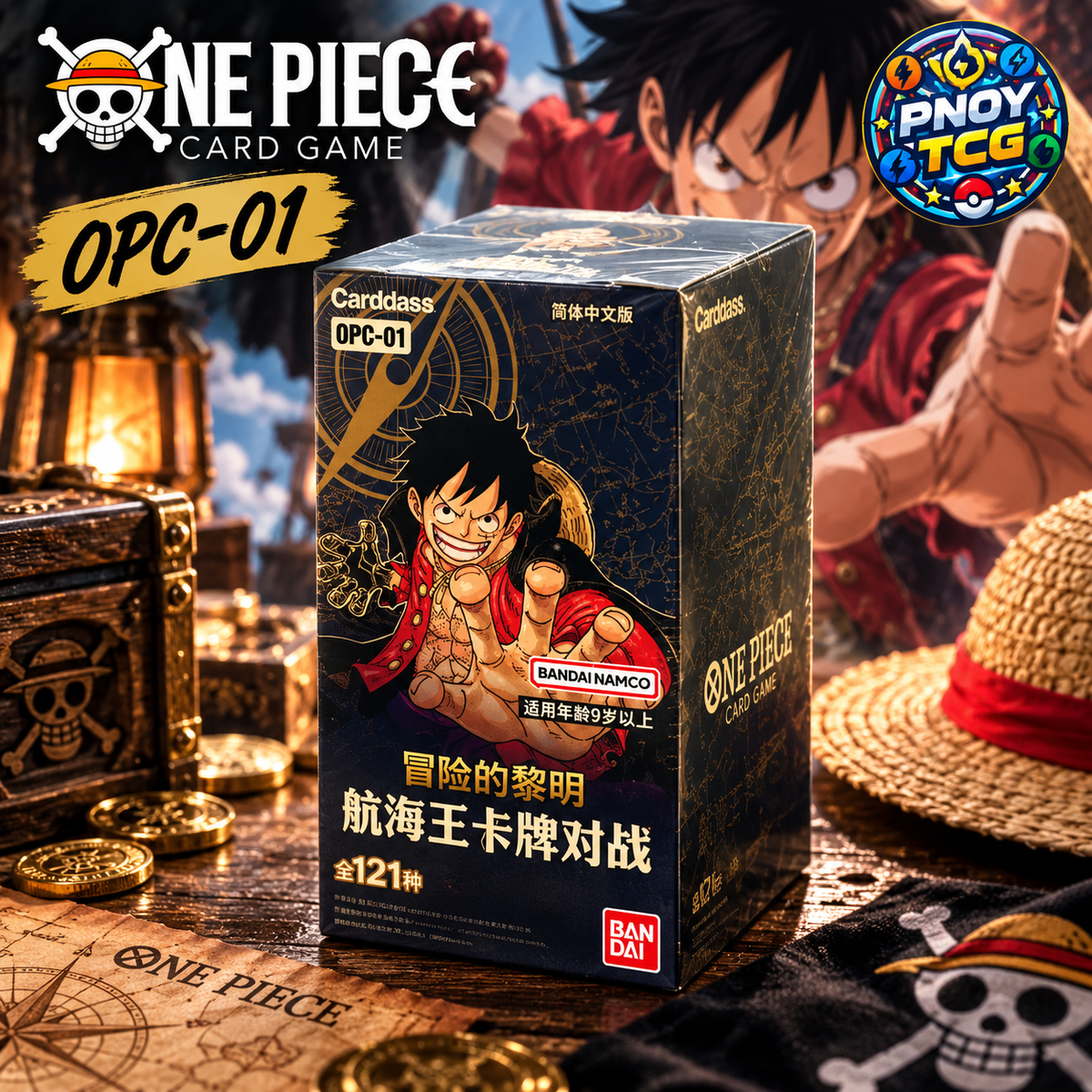 One Piece Card Game OPC-01 Romance Dawn Booster Box – Simplified Chinese