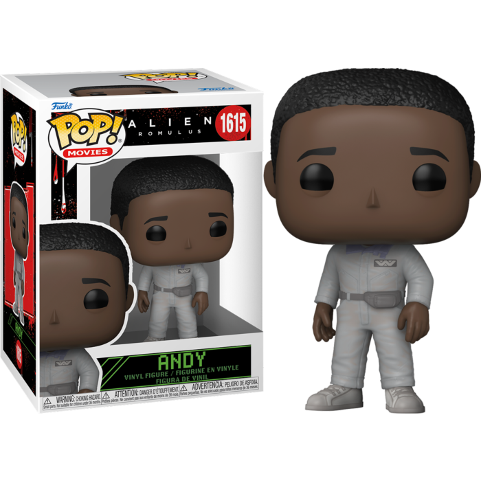 Funko Pop Alien Romulus Andy #1615 box and figure