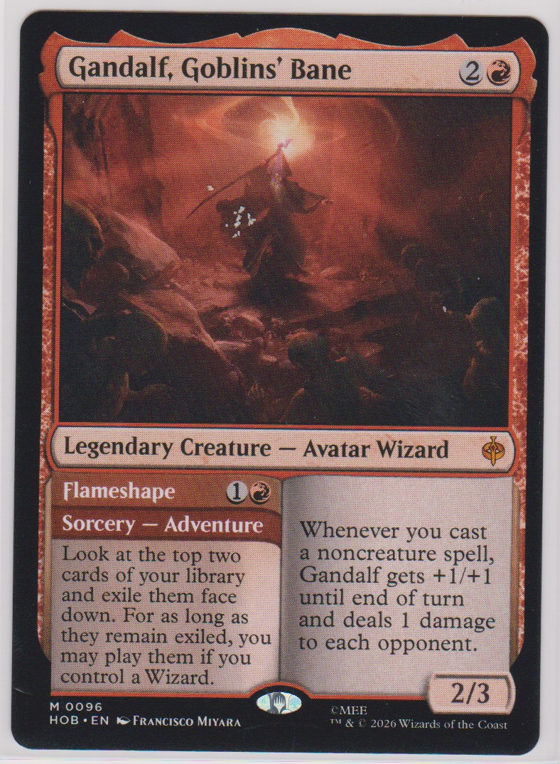 Gandalf, Goblins' Bane 0096 | The Hobbit | English MTG card front