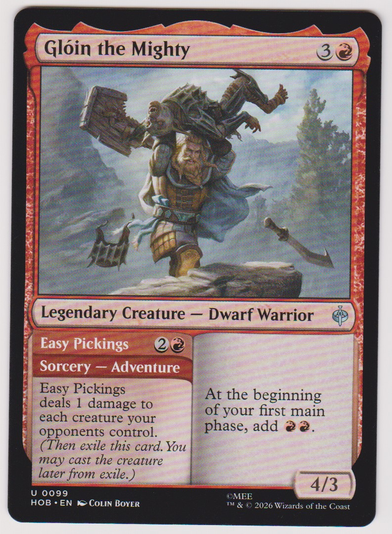 Glóin the Mighty 0099 | The Hobbit | English MTG card front