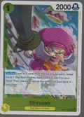 English Streusen OP17-113 The World's Strongest Warriors single card, actual front scan