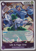 English Ulti & Page One OP17-060 The World's Strongest Warriors single card, actual front scan