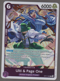 English Ulti & Page One OP17-060 The World's Strongest Warriors single card, actual front scan