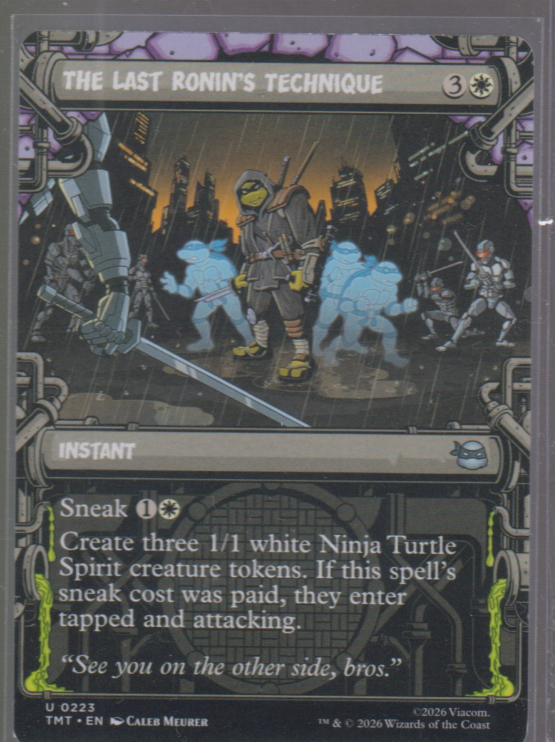 Actual front of English The Last Ronin's Technique 0223