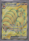 Actual front of English Ninetales ex 186/165