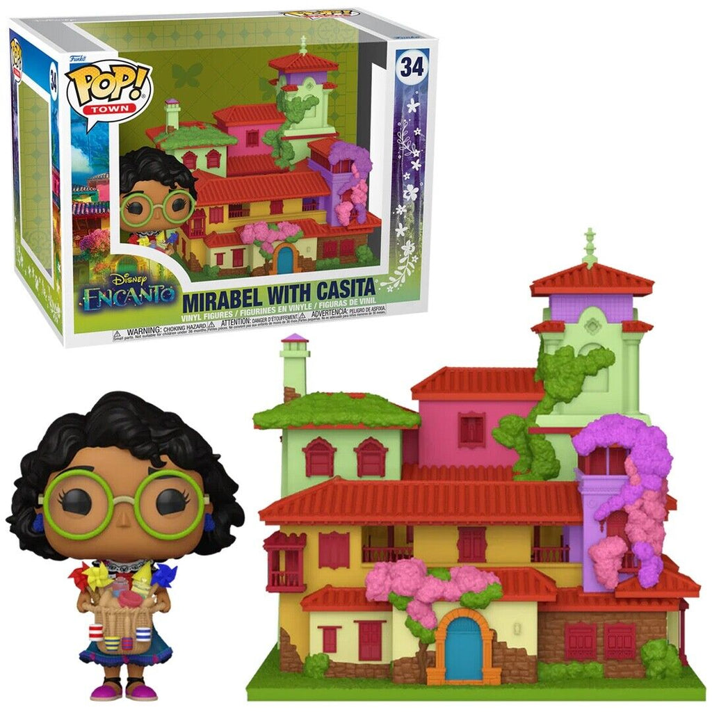 Funko Pop Town Encanto Mirabel with Casita #34 box and display
