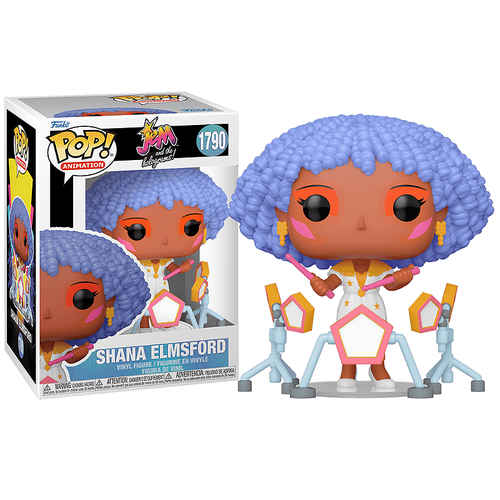 Funko Pop Animation Jem Shana Elmsford #1790 box and figure