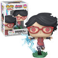 Funko Pop Boruto Sarada with Sharingan #1358 box and figure